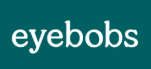 The image displays a sign with the text EYEBOBS written on it, which appears to be a logo for a business or service related to eye care or eyewear.